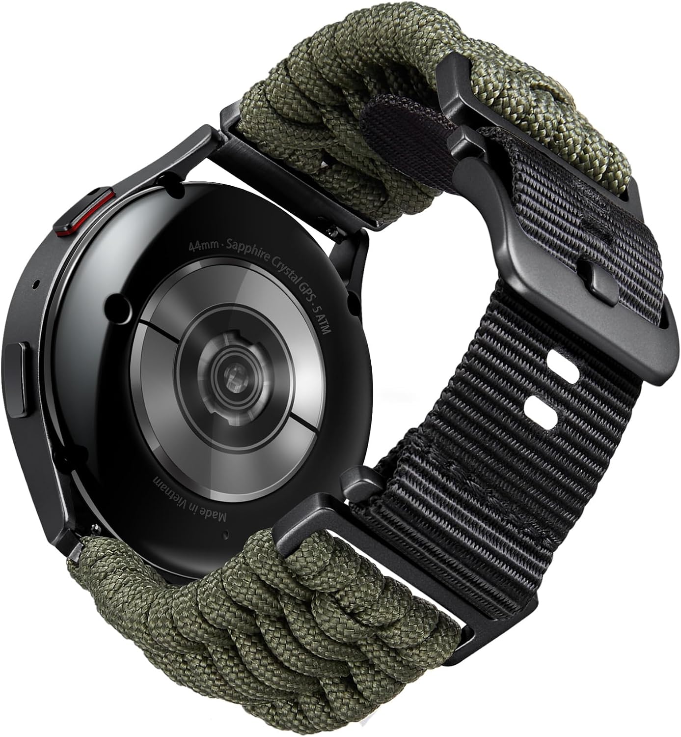 Thumbnail 6 de BINLUN Braided Paracord Watch Strap – 18/20/22mm Quick Release for 20mm Lugs