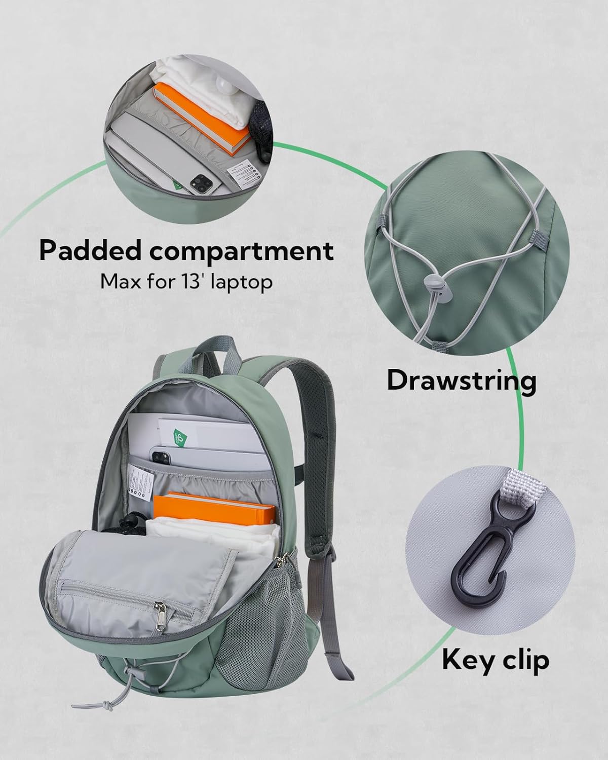 Thumbnail 2 de Waterfly 12L hiking backpack with chest strap