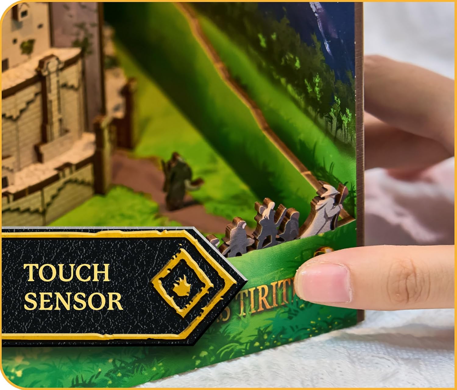 Detalle 2 de Serre-livres 3D Minas Tirith Revell Tiny Adventures
