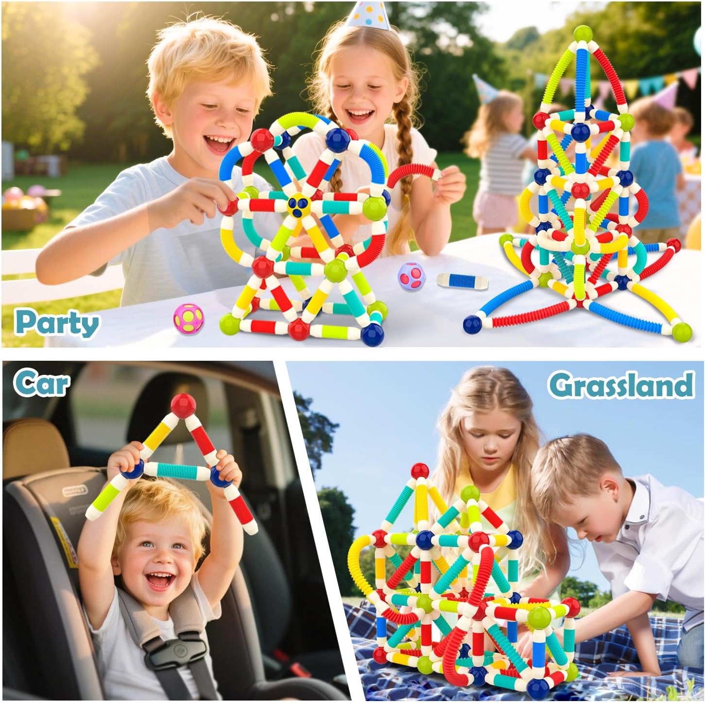 Thumbnail 6 de nicknack Magnetic Building Telescopic Stick Toy – 67-Piece STEM Set for 3–8 Year Olds