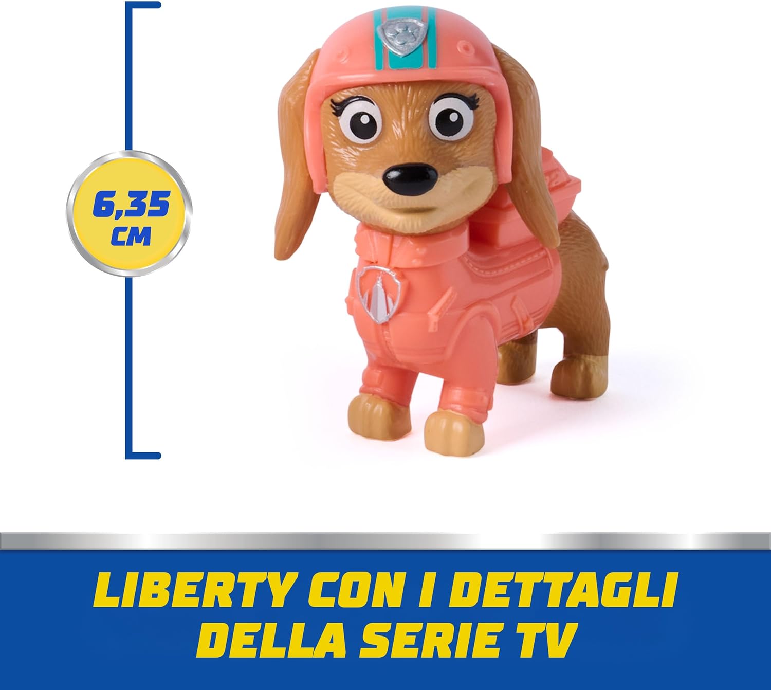 Detalle de Paw Patrol: Motocicletta di Salvataggio di Liberty – veicolo giocattolo con figura da collezione per bambini dai 3+ anni