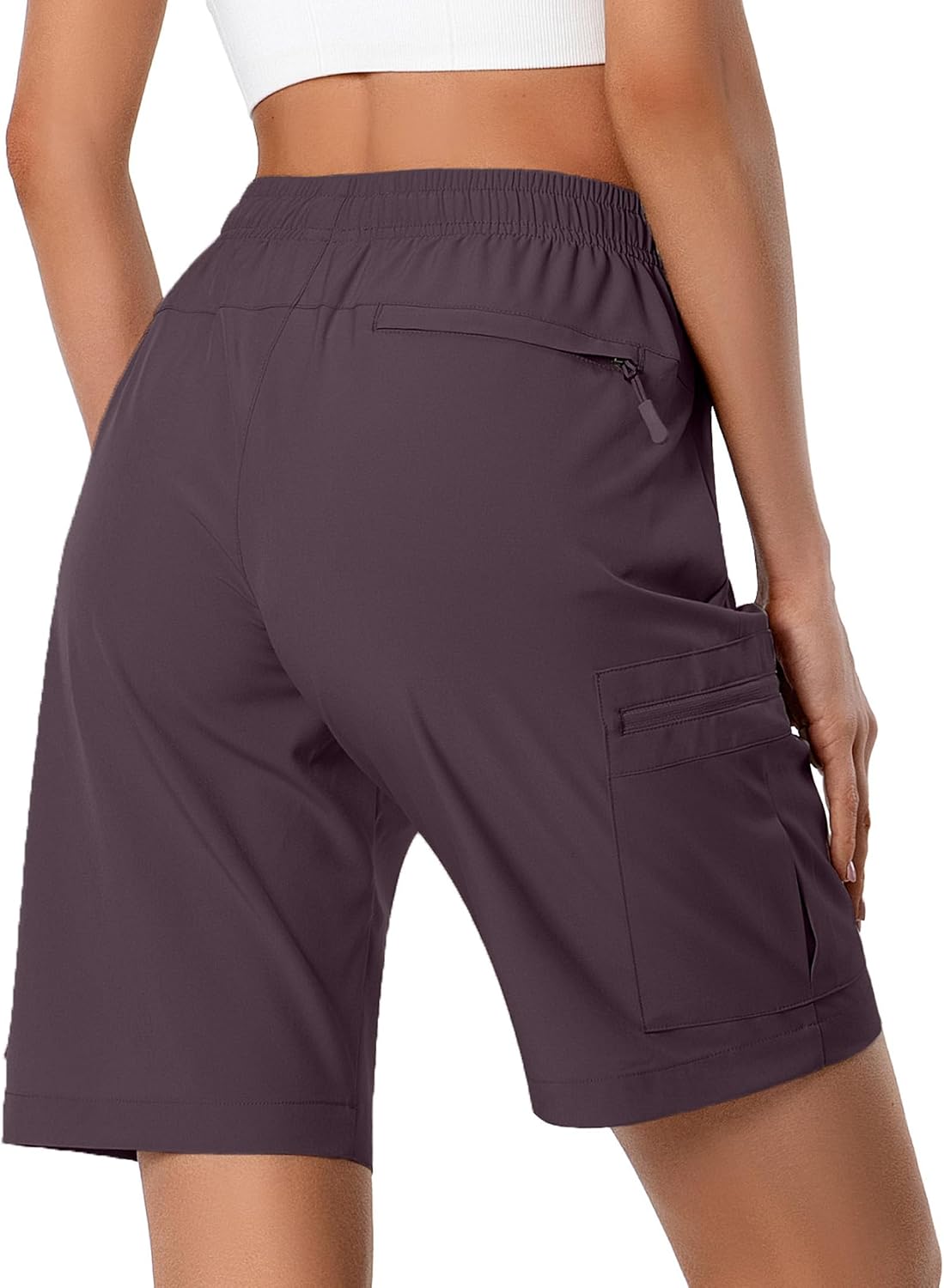 Thumbnail 2 de Hugut Women's Lightweight Hiking Cargo Shorts, Quick-Dry, Water-Resistant
