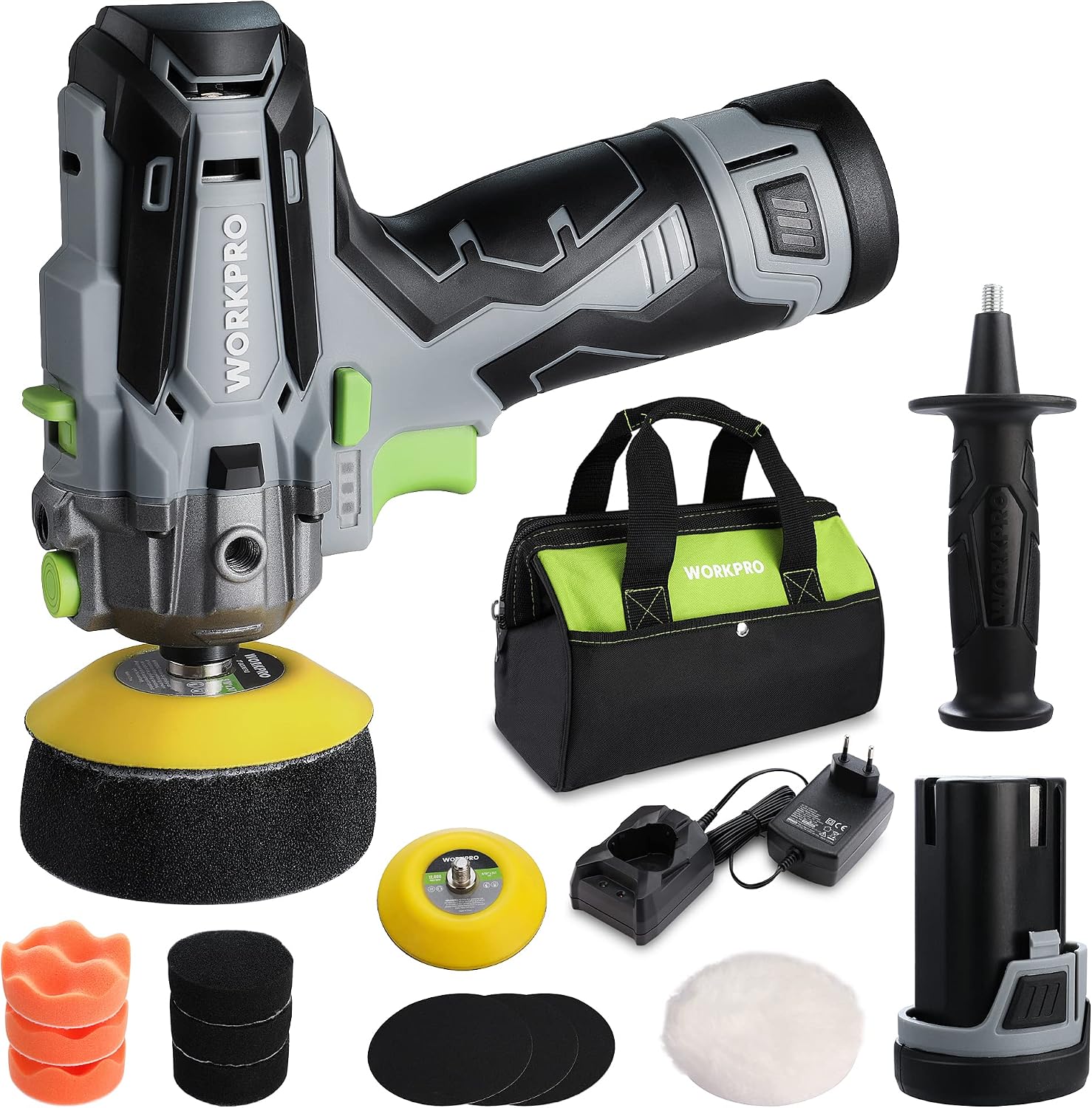 WORKPRO 12V Pulidora Coche 7000 RPM