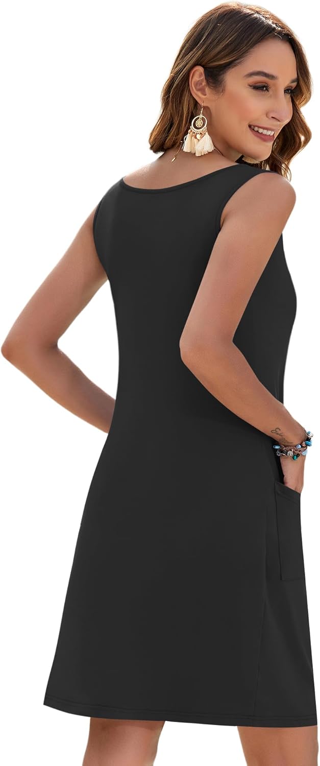 Thumbnail 4 de MOLEARNI Robe d'été sans manches à col en V pour femmes