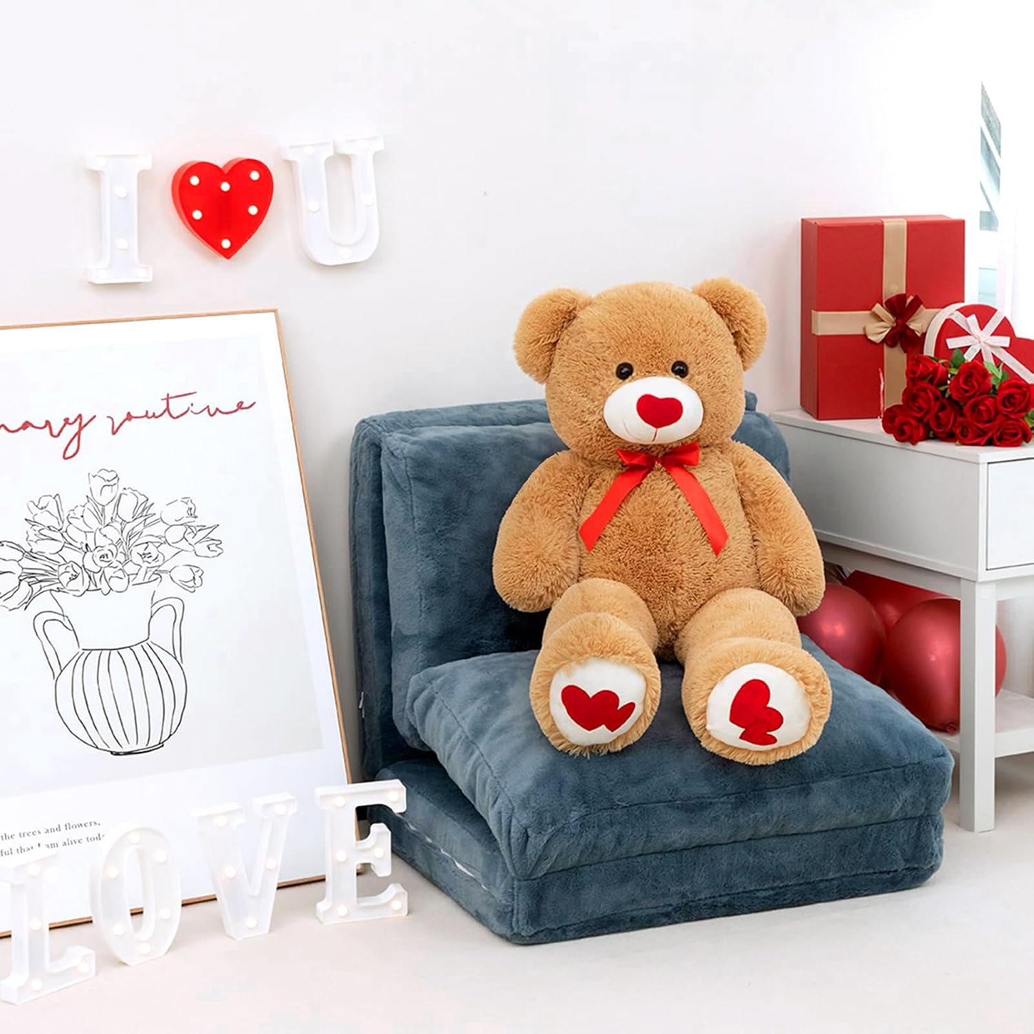 Detalle 2 de HollyHOME Big Teddy Bear 36 inch plush