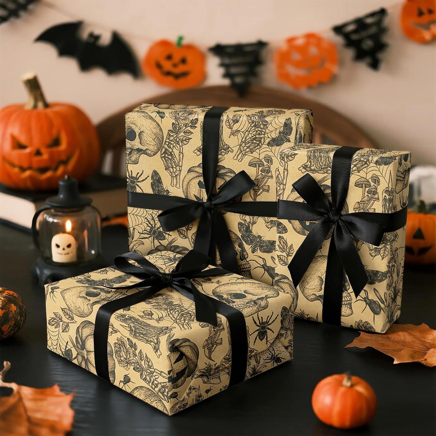 Detalle 2 de RUSPEPA Kraft Wrapping Paper, Mini Roll