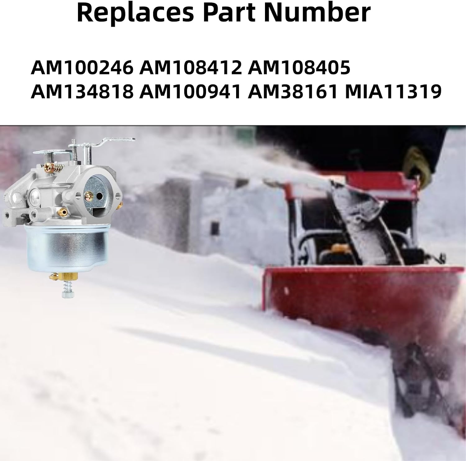 Detalle de Carburetor for John Deere snowblowers