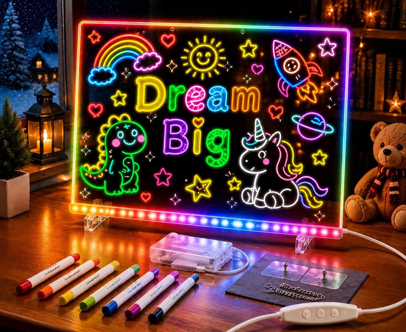 Detalle de YSMNDE LED Drawing Board, 15.7 x 11.8-Inch
