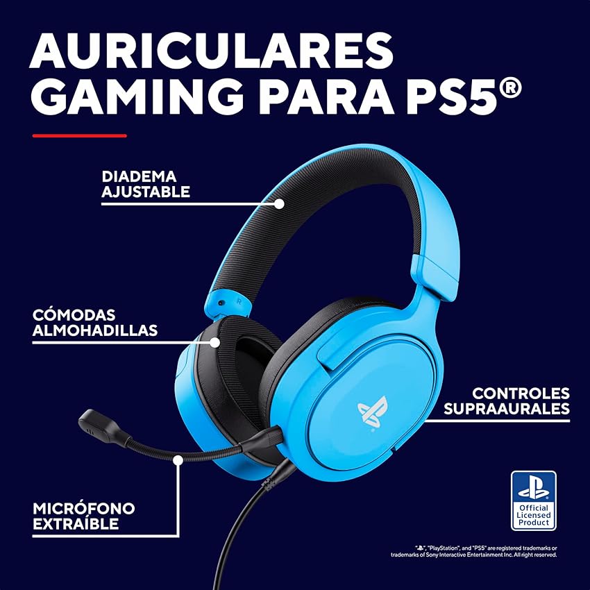 Thumbnail 1 de GXTrust 498B Forta Cascos PS5 50 mm, audio 3D