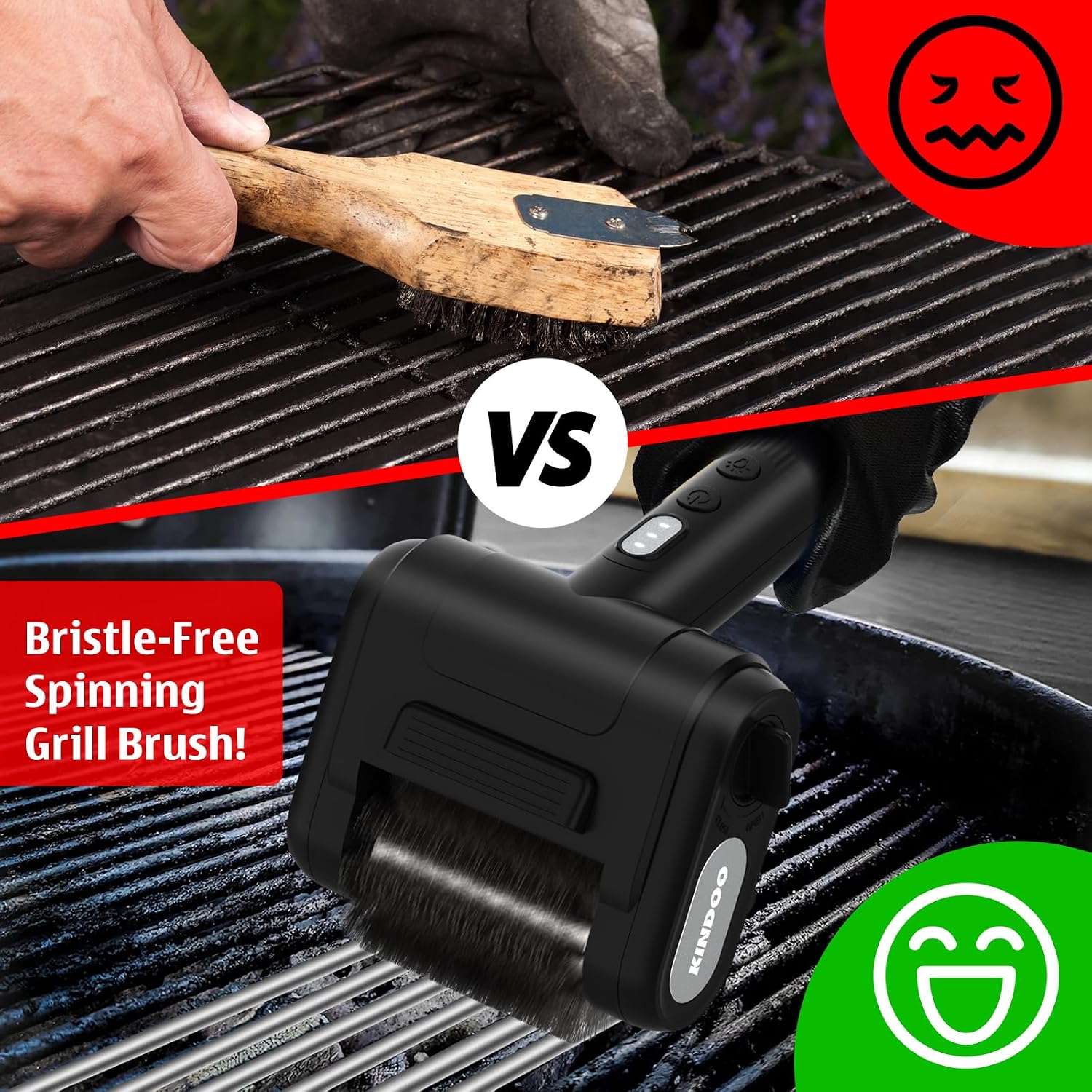 Thumbnail 2 de Electric Grill Brush LED 800 RPM