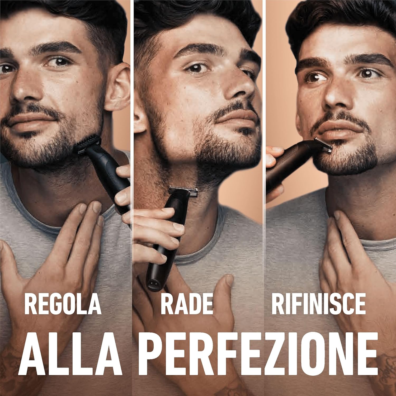 Thumbnail 1 de King C. Gillette Style Master rasoio elettrico barba 4 pettini