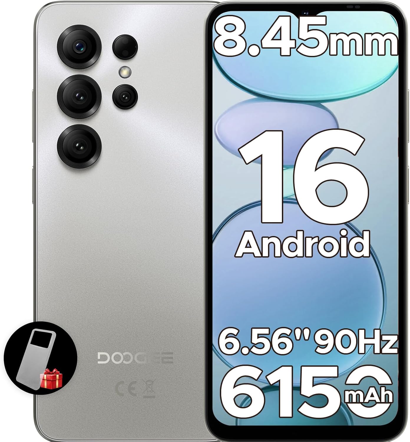 DOOGEE Note 56X smartphone 24GB + 64GB, 6150 mAh