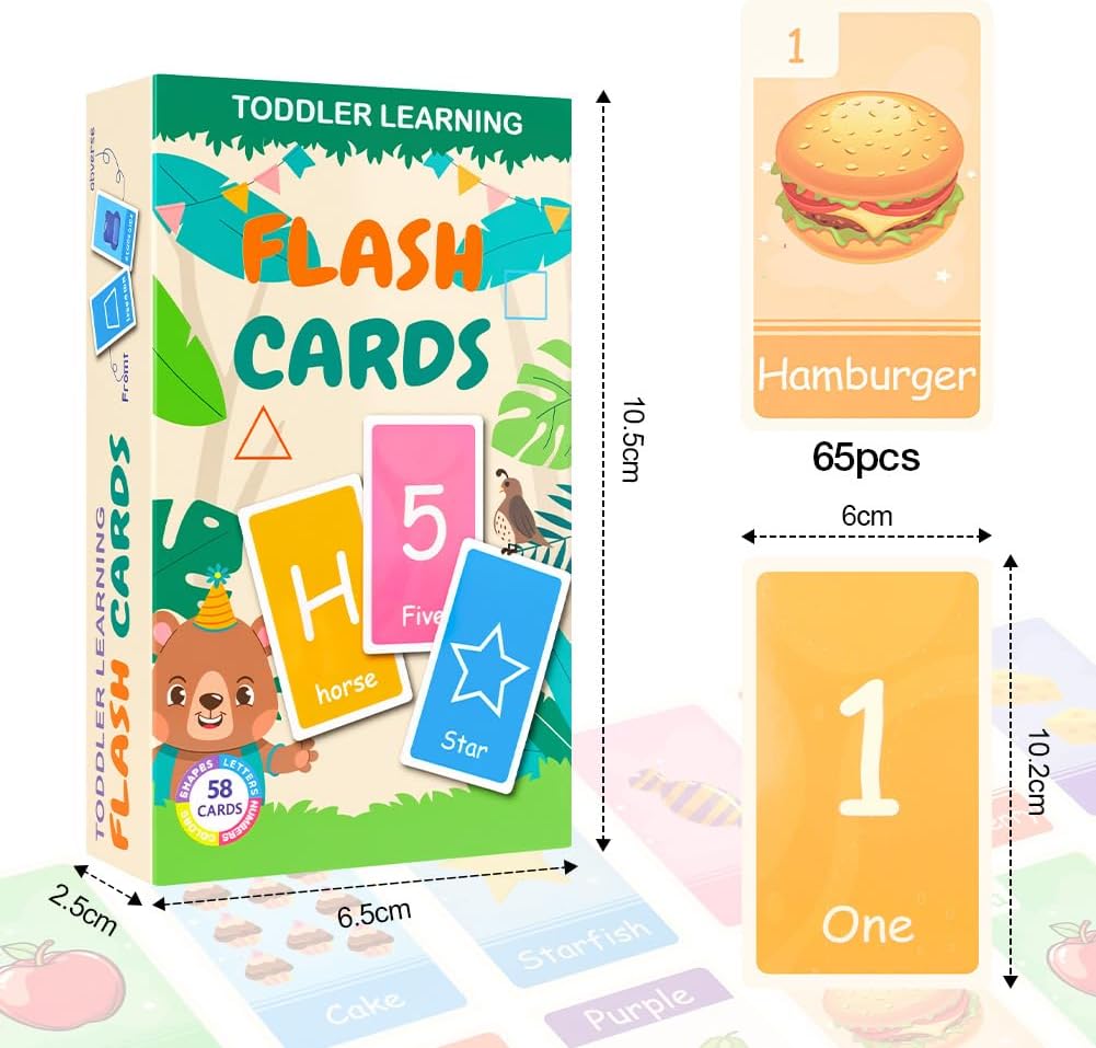 Thumbnail 1 de Aolso Alphabet Cards for Children – 58 Emotion Flash Cards for Toddlers and Early Learning