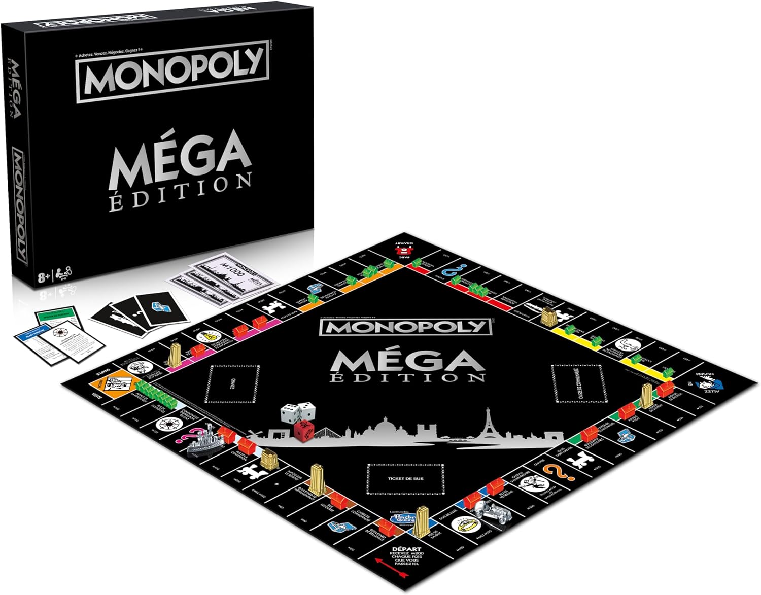 Thumbnail 3 de Winning Moves Monopoly – Edition Mega (französische Version) Gesellschaftsspiel ab 8 Jahren