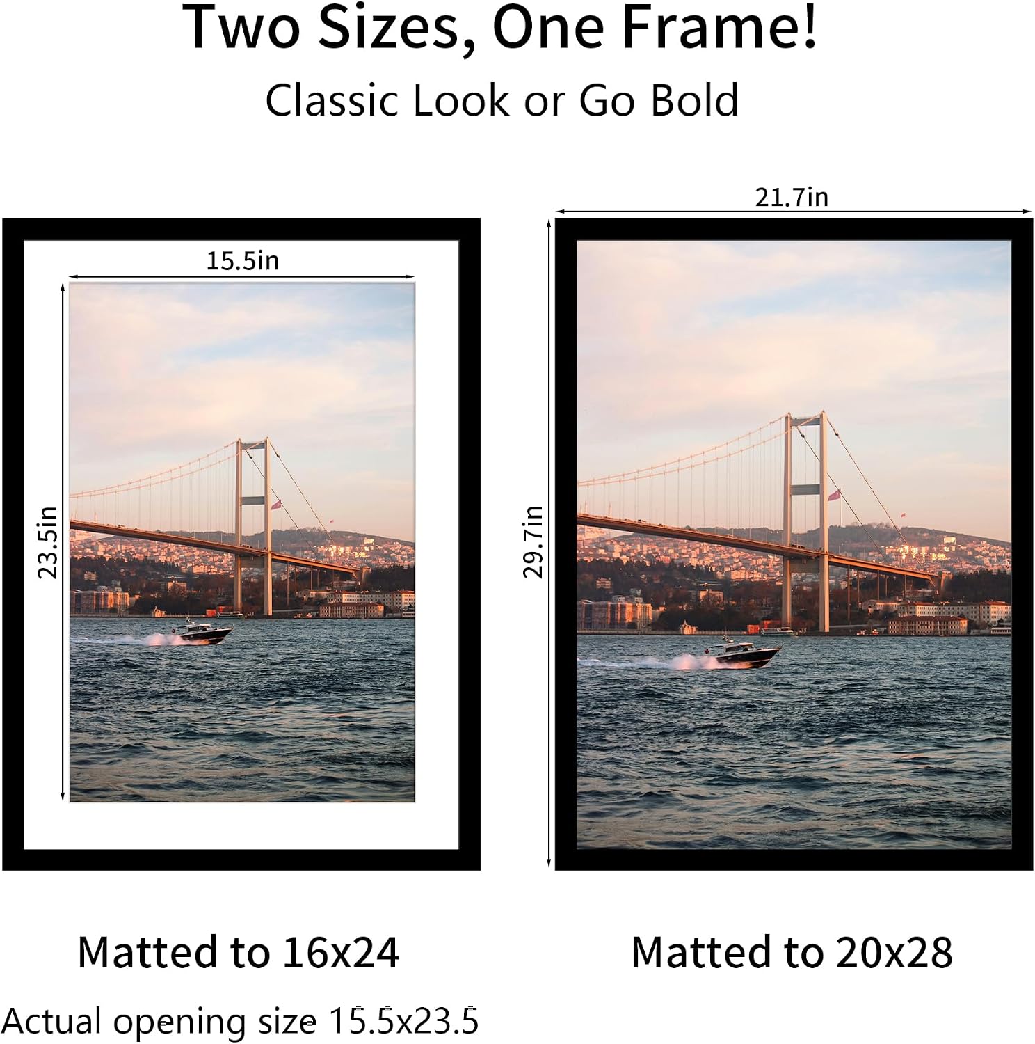 Detalle de YESKAY Picture Frames, 20x28-Inch