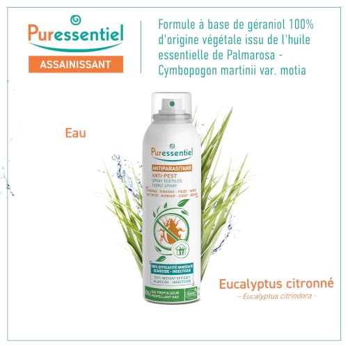 Thumbnail 2 de Puressentiel Spray Textiles Antiparasitaire aux Huile Essentielles 150 ml