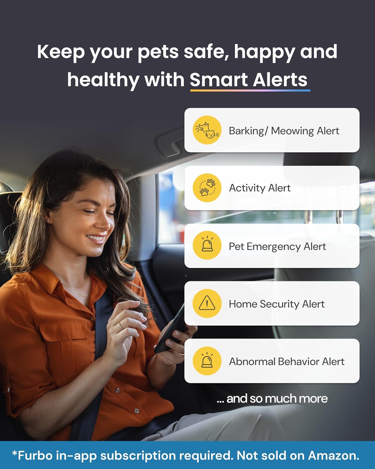 Thumbnail 3 de Furbo Mini Videocamera per animali + Pacchetto Sicurezza Casa (premium con abbonamento in app)