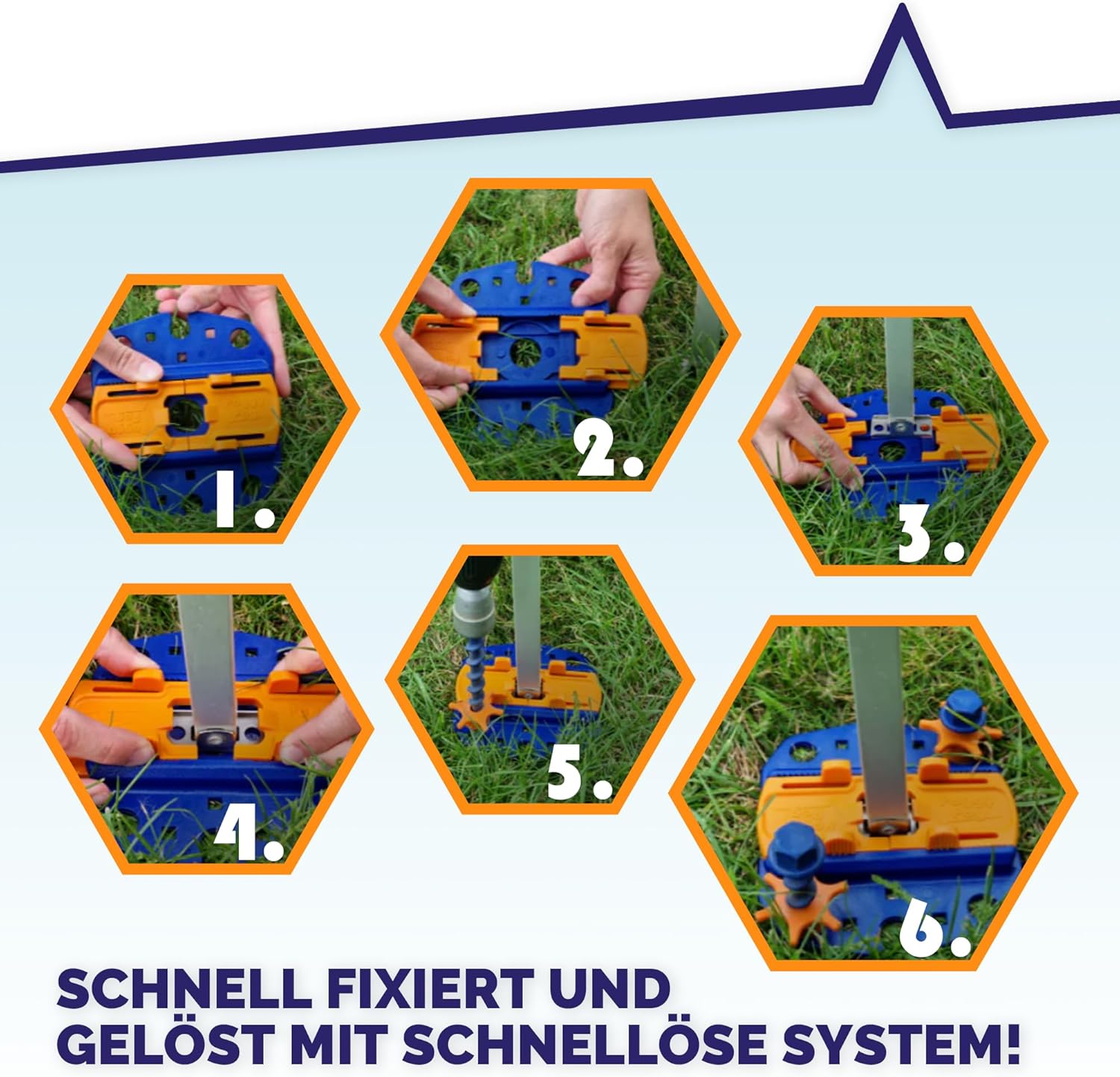 Thumbnail 2 de Peggy Peg – Fix&Go Anker Platte 2.0 zur Fixierung von Stützfüßen