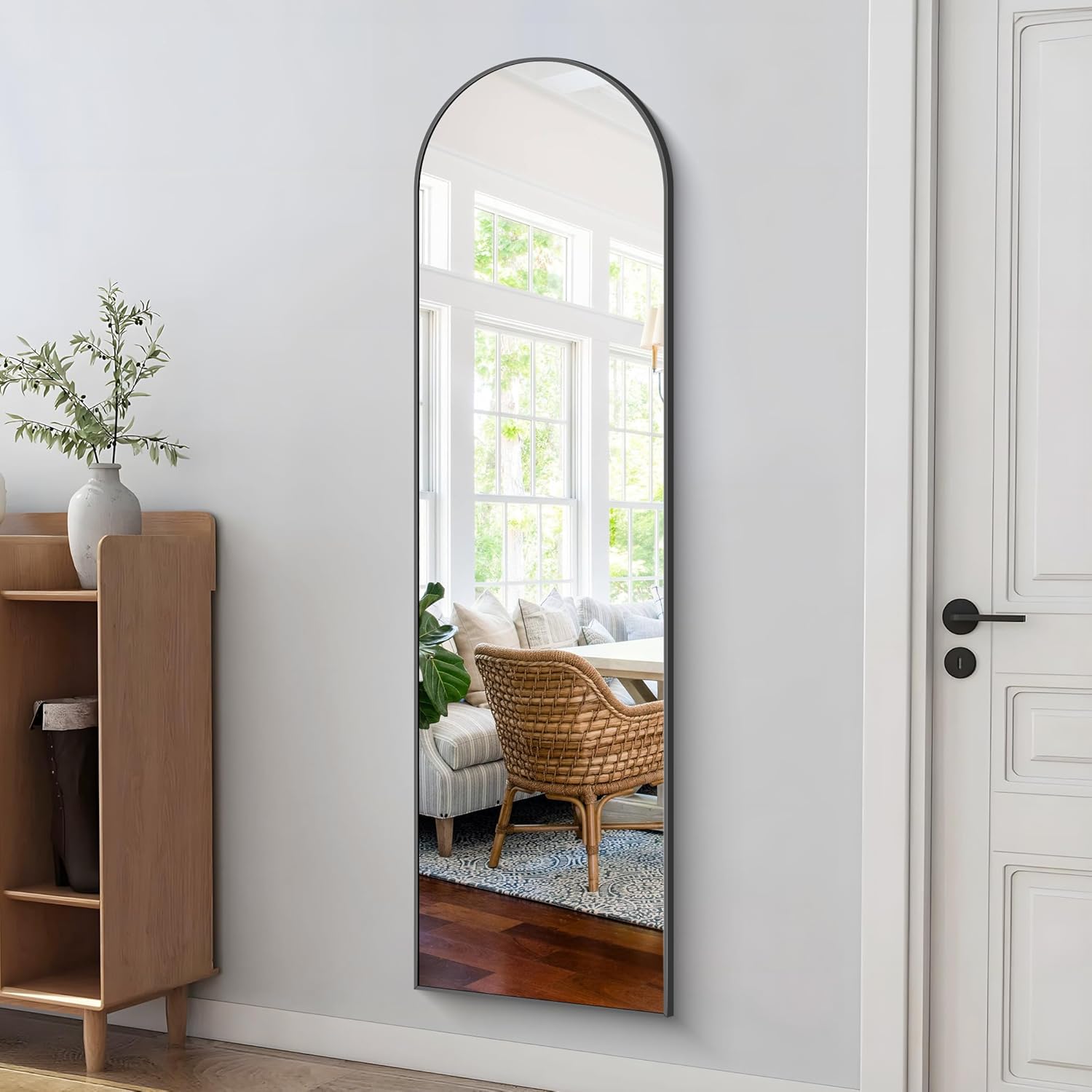 Thumbnail 1 de COFENY Ganzkörperspiegel 150 × 40 cm Schwarz