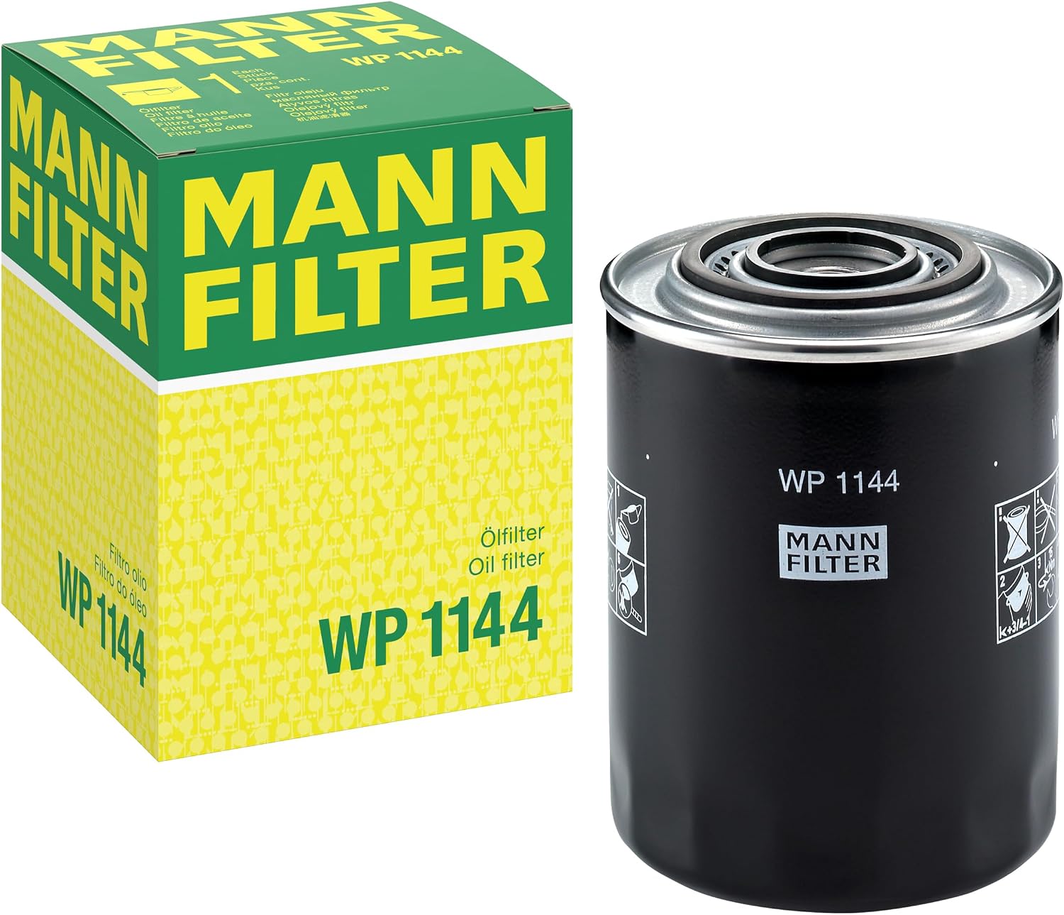 Detalle de MANN-FILTER WP 1144 filtre Ă huile đź›