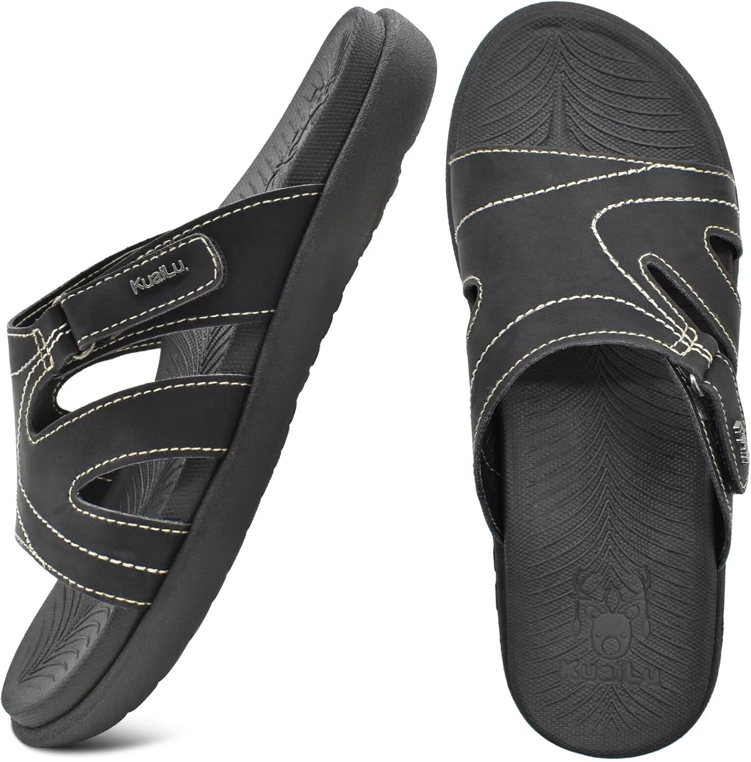 Thumbnail 2 de KuaiLu Womens Orthotic Slides with Arch Support — Lightweight Athletic Yoga Mat Sandals