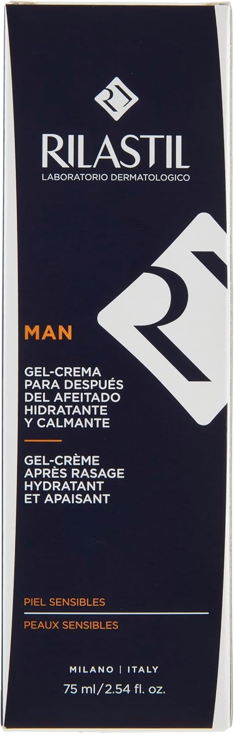 Detalle 2 de Rilastil Man Gel Crema Dopobarba Idratante 75 ml
