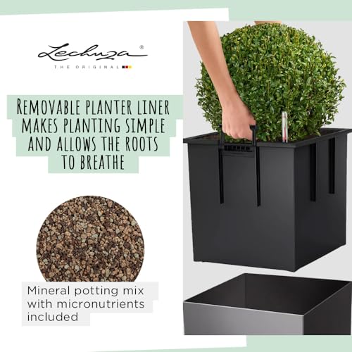 Thumbnail 4 de LECHUZA Cube Premium 40 Blanco Brillante 40 cm