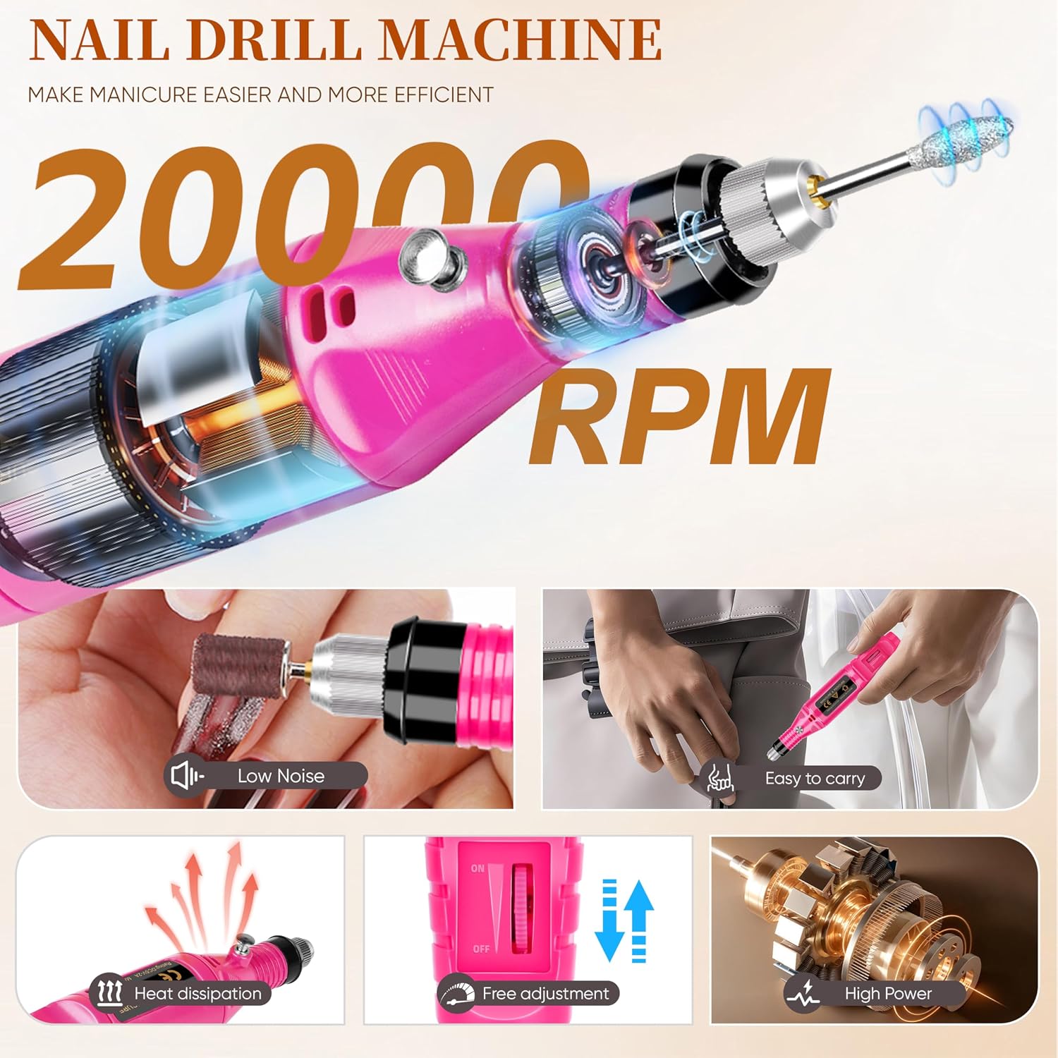Thumbnail 6 de YALSYNY 25-Color Gel Nail Polish Kit with 180W UV LED Lamp and Drill
