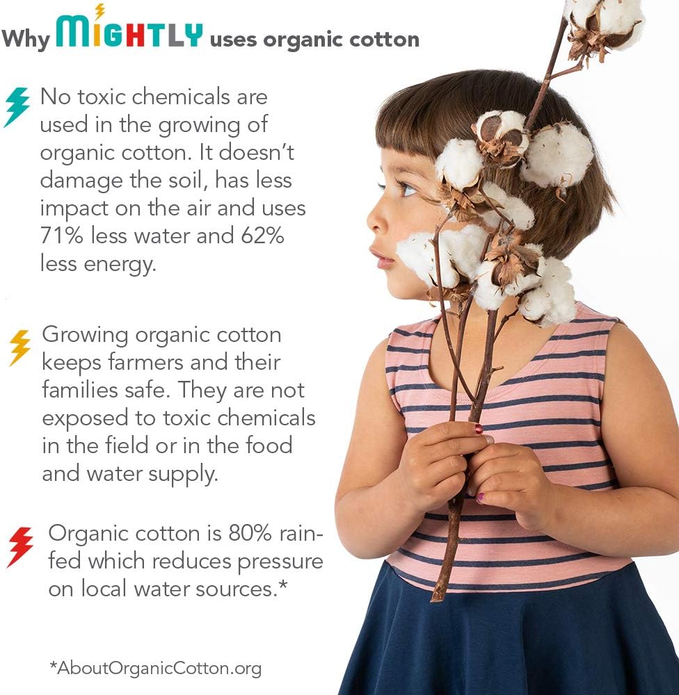 Detalle de Mightly Kids' Pajamas in Organic Cotton