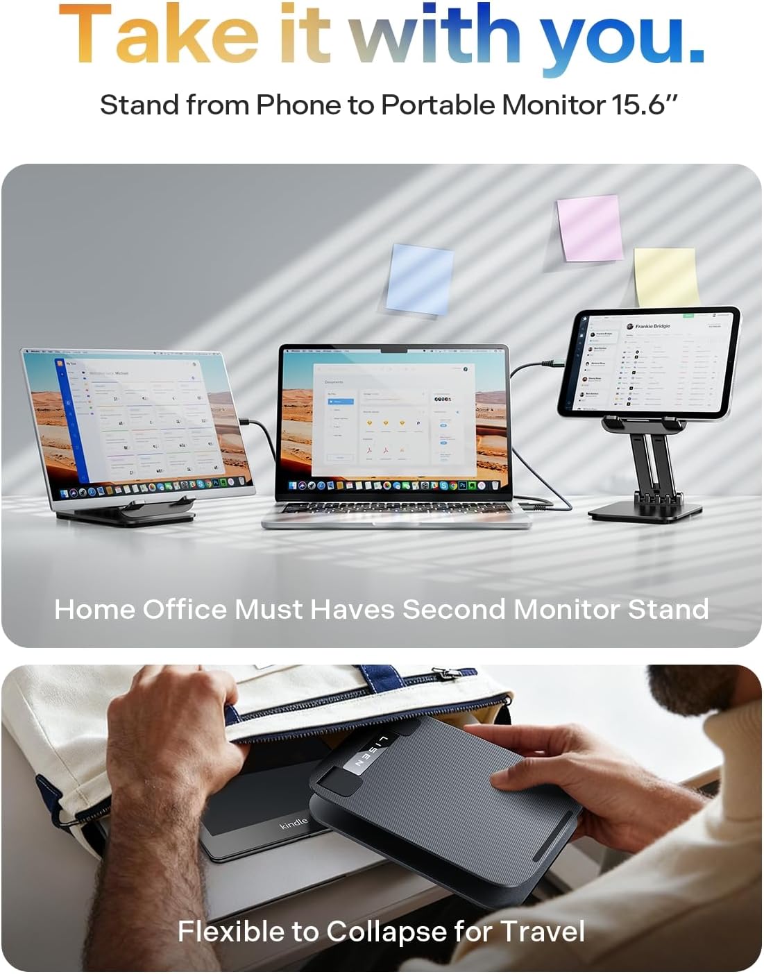 Detalle 2 de LISEN iPad Stand for Desk — Tablet Holder for Home and Office Use