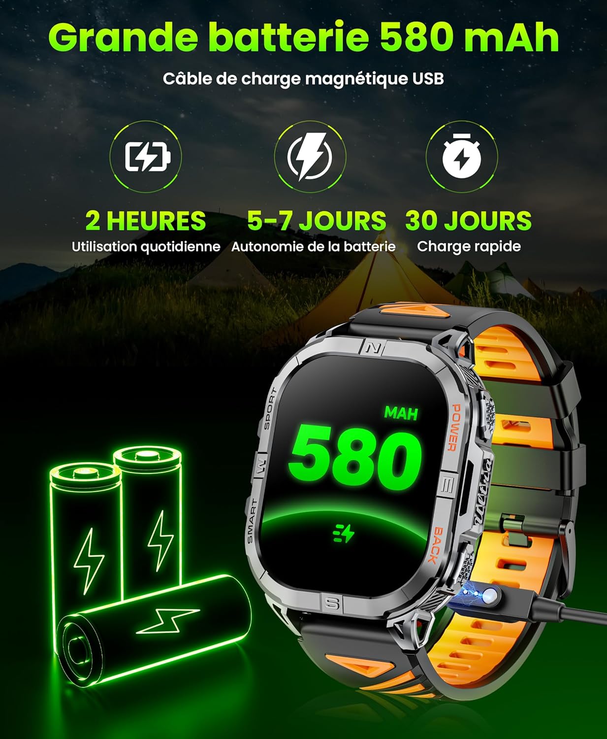 Thumbnail 6 de Joautrial Montre connectée 2,13"