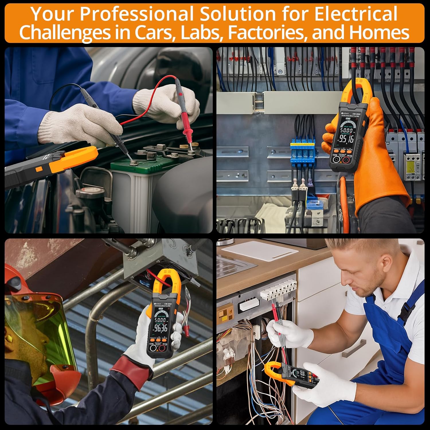Thumbnail 6 de Neoteck smart clamp meter 800A TRMS