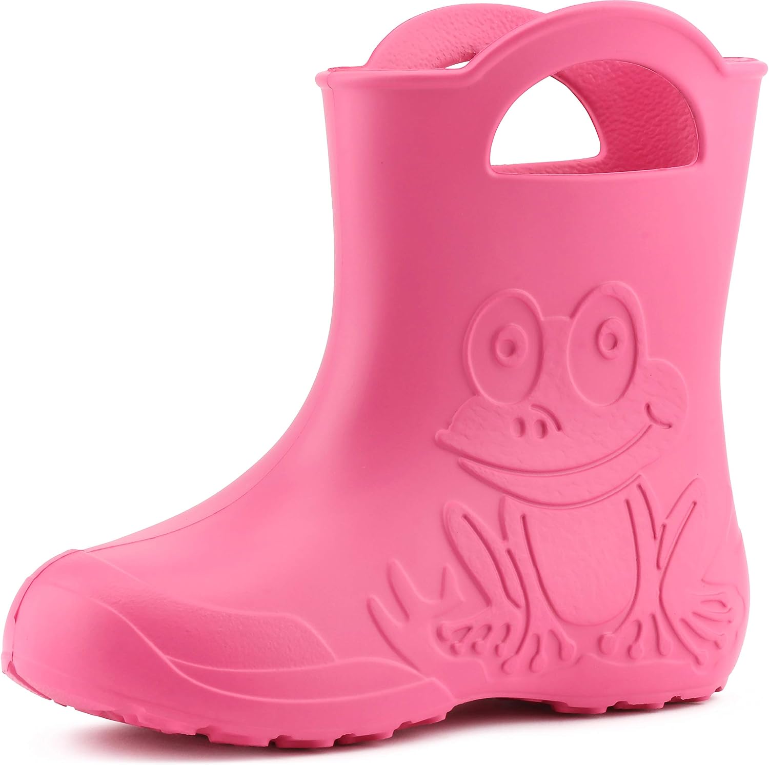 Detalle de Ladeheid Eva federleichte Kinder-Gummistiefel LA-CA-01 mit Anti-Rutsch-Sohle und wasserdichtem Material