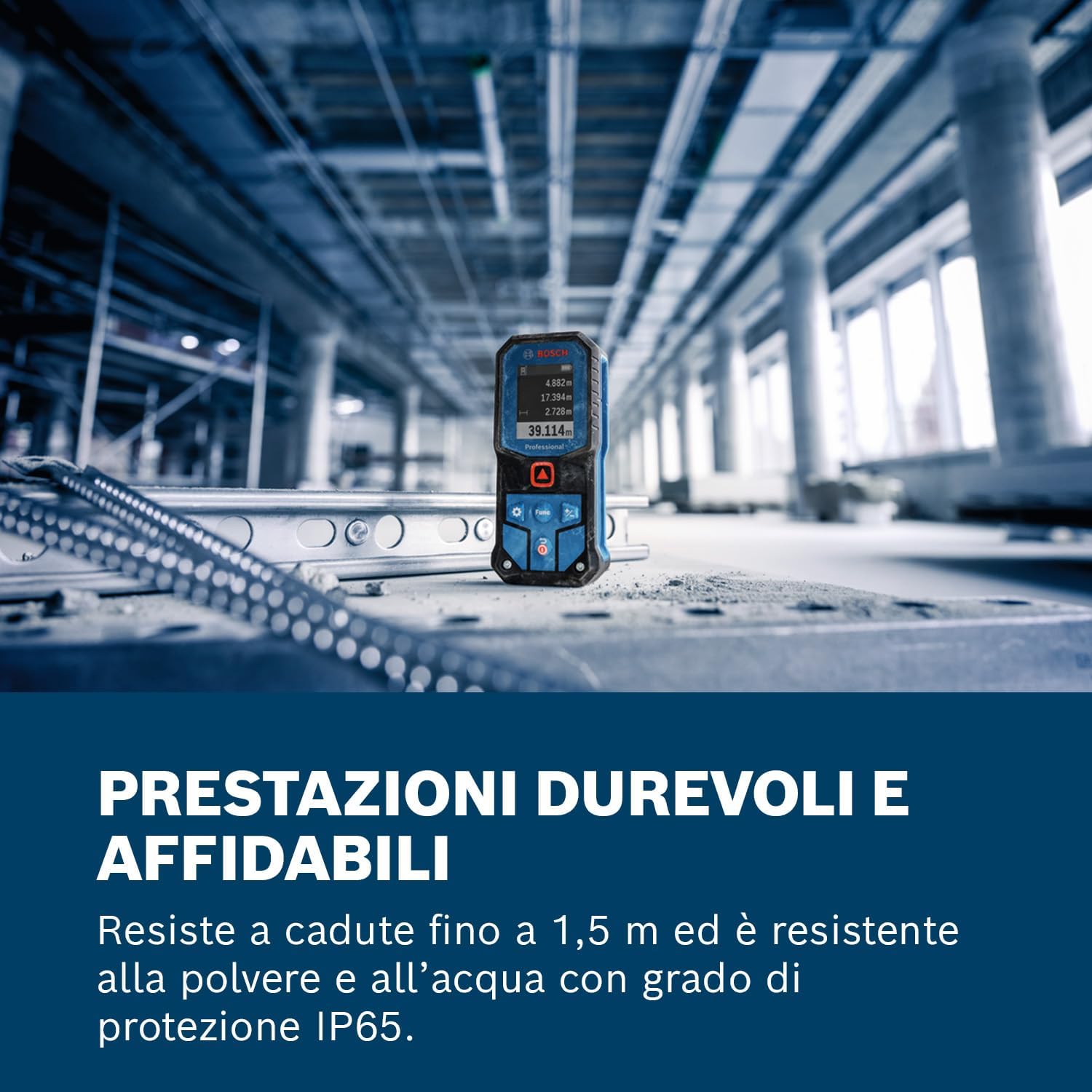 Thumbnail 4 de Bosch Professional Distanziometro laser GLM 40-31: robustez, misure rapide e autonomia in cantiere
