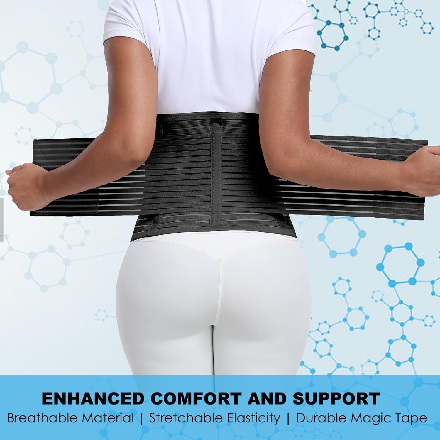 Thumbnail 3 de MAMODY Abdominal Binder: Postpartum Belly Wrap for Everyday Support