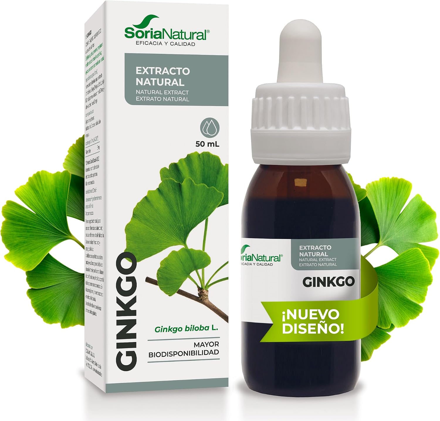 Detalle de Soria Natural Ginkgo Biloba Extracto 50 ml