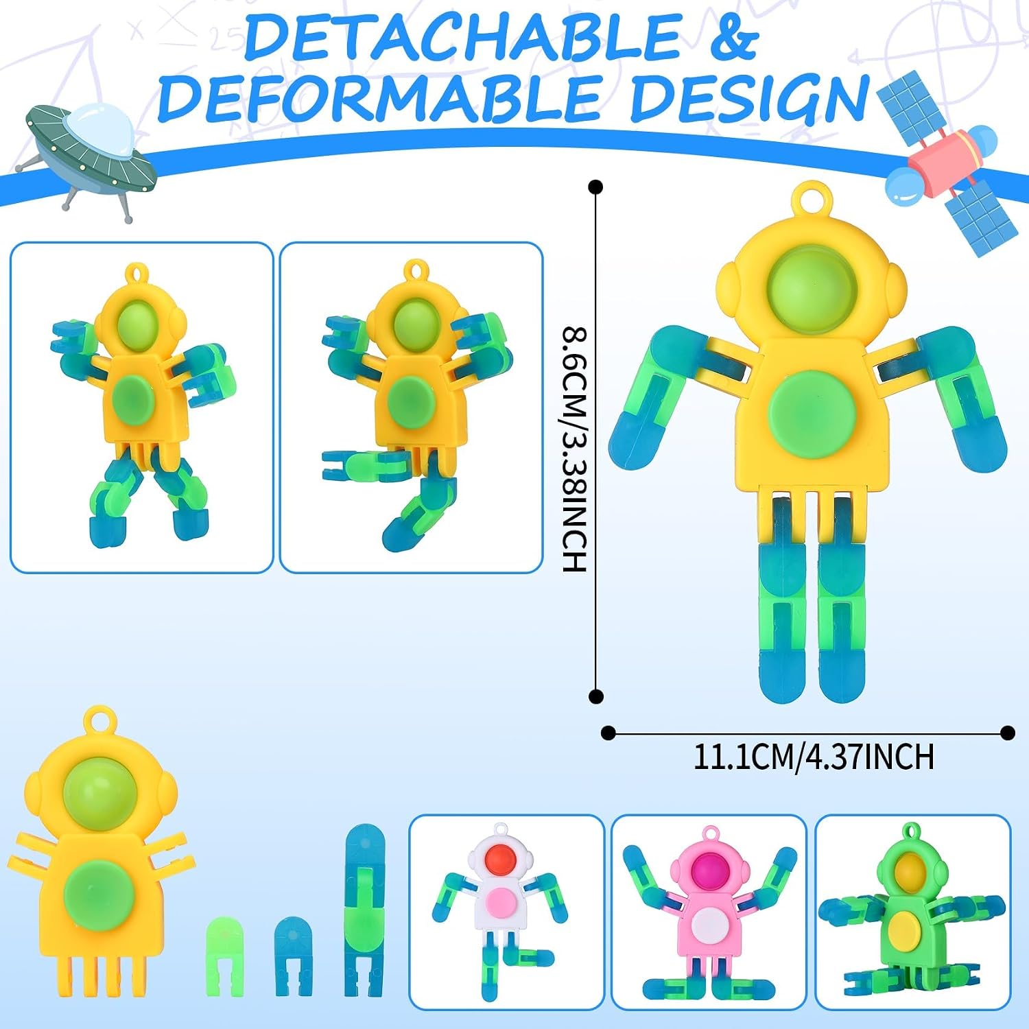 Detalle 2 de Bambebe 12PCS Fidget Sensory Toys