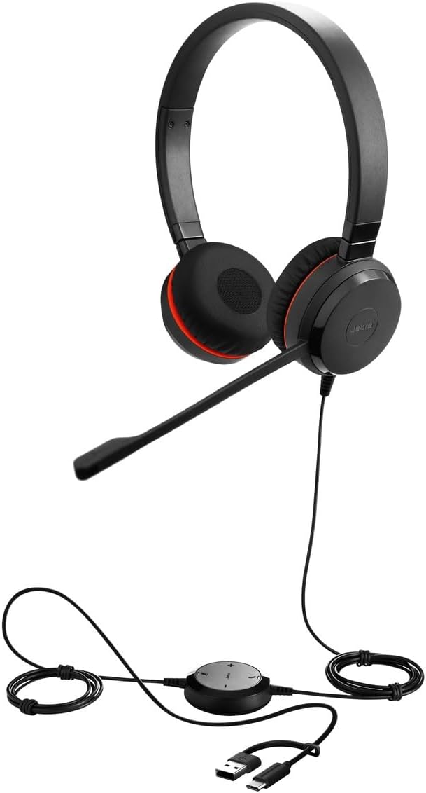 Detalle de Jabra Evolve 30 II USB-C Stereo Headset