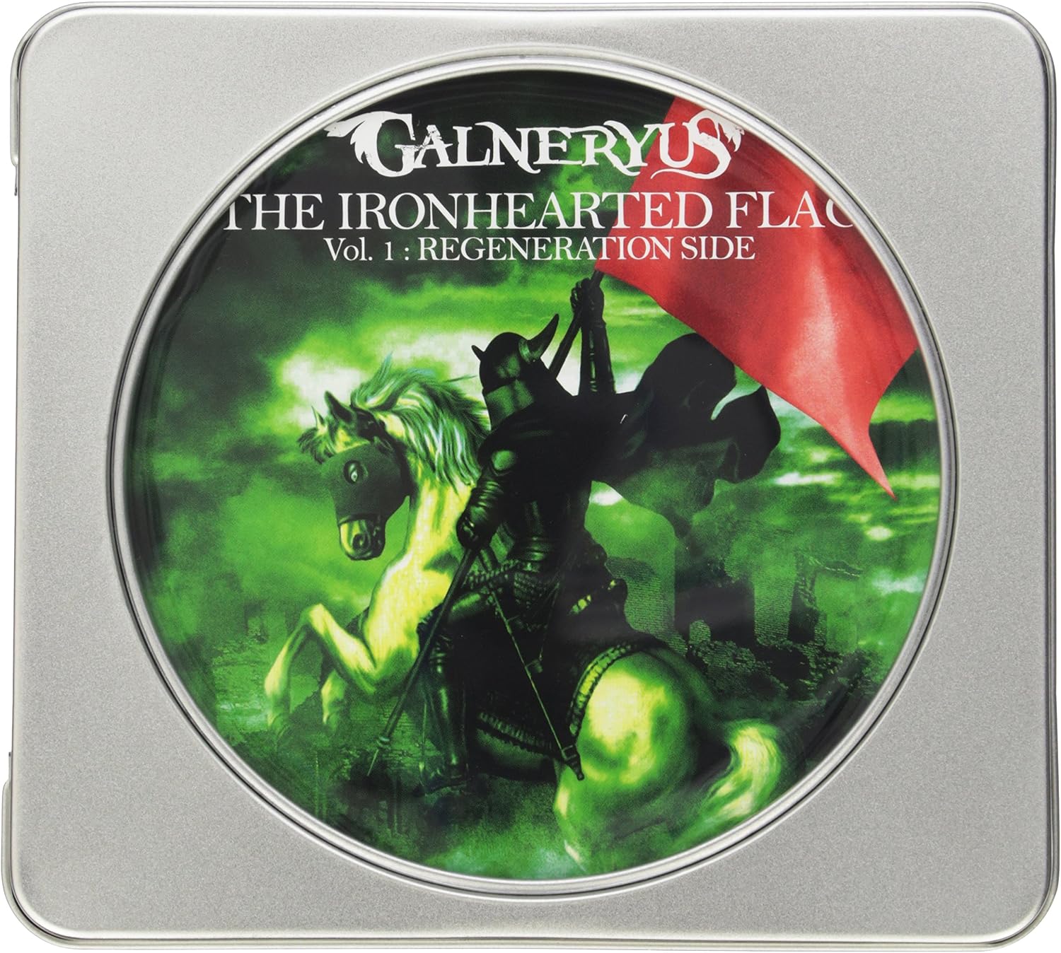 Detalle de GALNERYUS THE IRONHEARTED FLAG Vol.1 : REGENERATION SIDE セルフカバーアルバム DVD付き完全生産限定盤