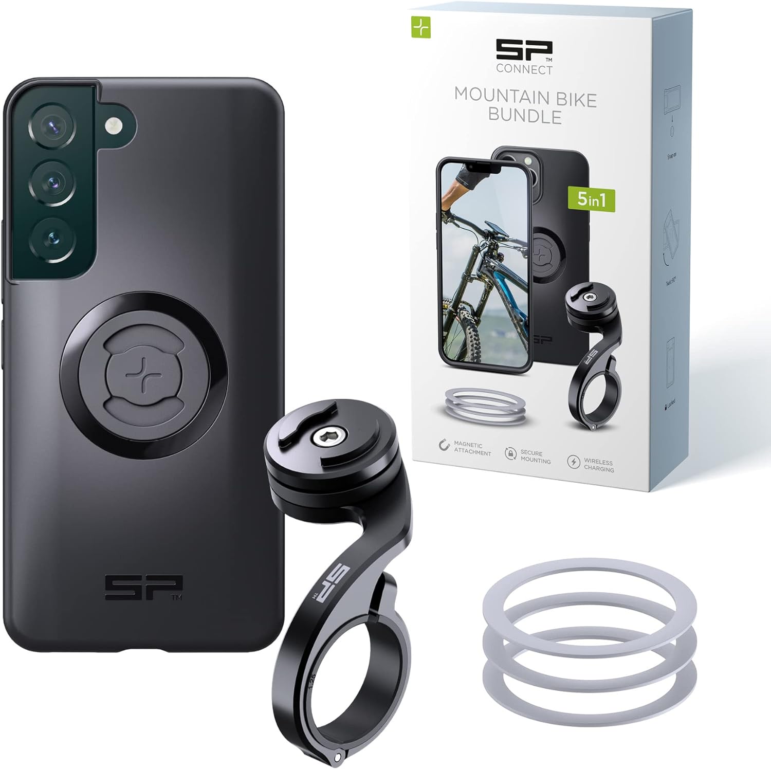 Detalle de SP CONNECT Mountain Bike Bundle SPC+ per Samsung S22 — Supporto impermeabile e Custodia MTB