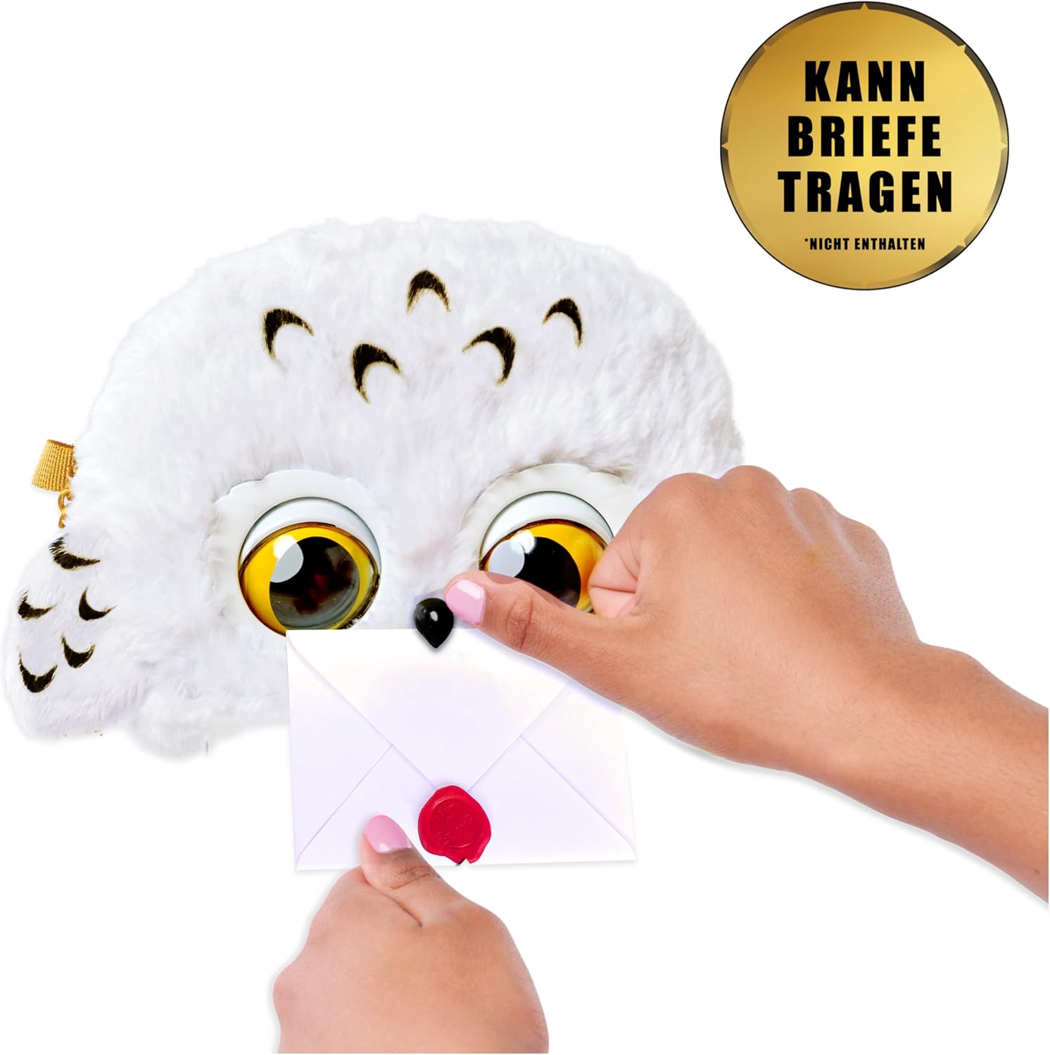 Thumbnail 5 de Wizarding World Harry Potter Hedwig Purse Pets interaktive Eulen-Umhängetasche mit über 30 Geräuschen