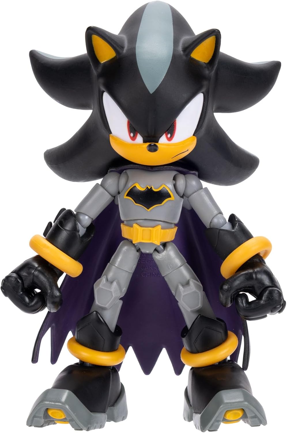 Detalle de DC X Sonic Collectable Action Figures: Shadow as Batman, Tails as Cyborg, Knuckles as Superman