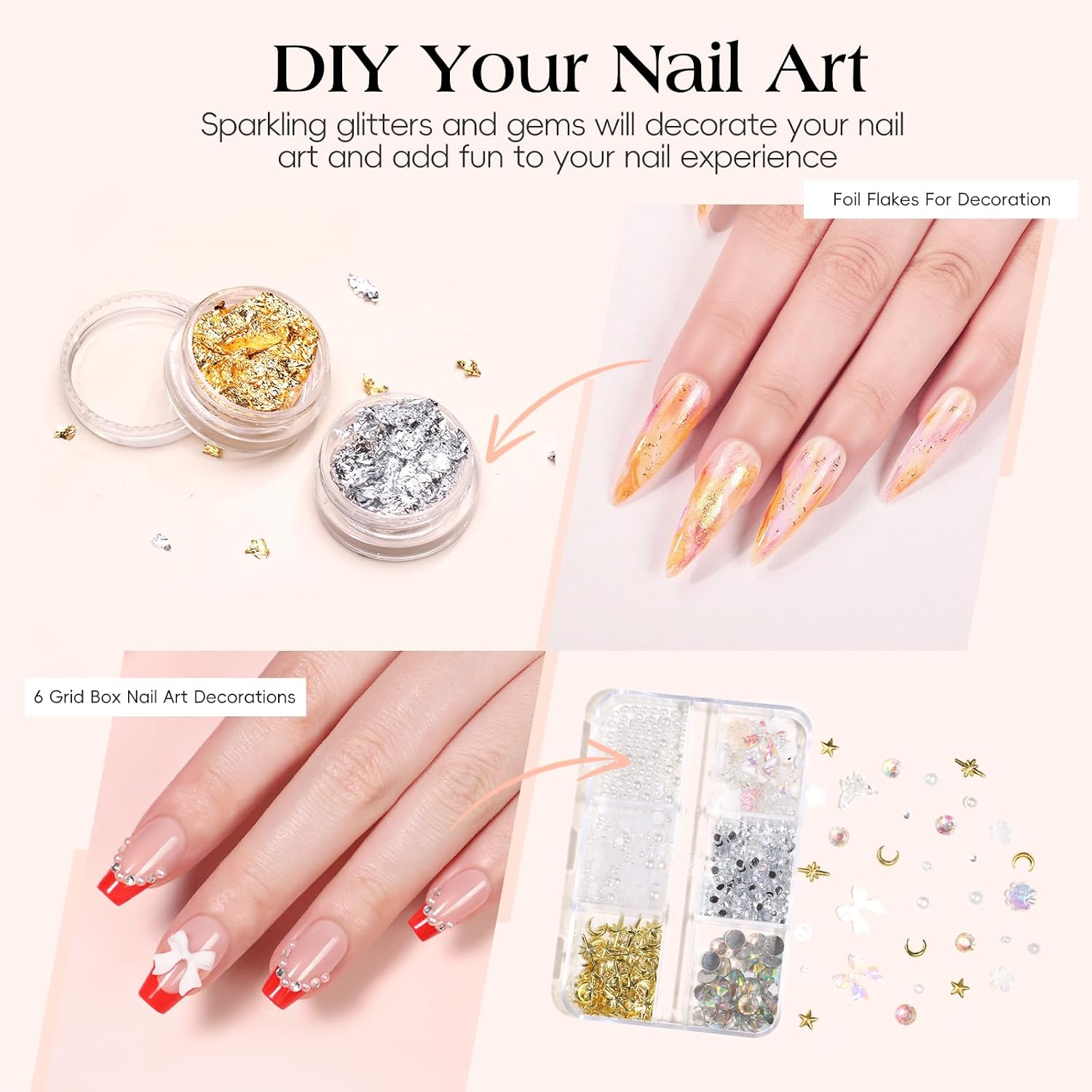Thumbnail 5 de COSCELIA 50PC Poly Nail Gel Kit with 15 Colors