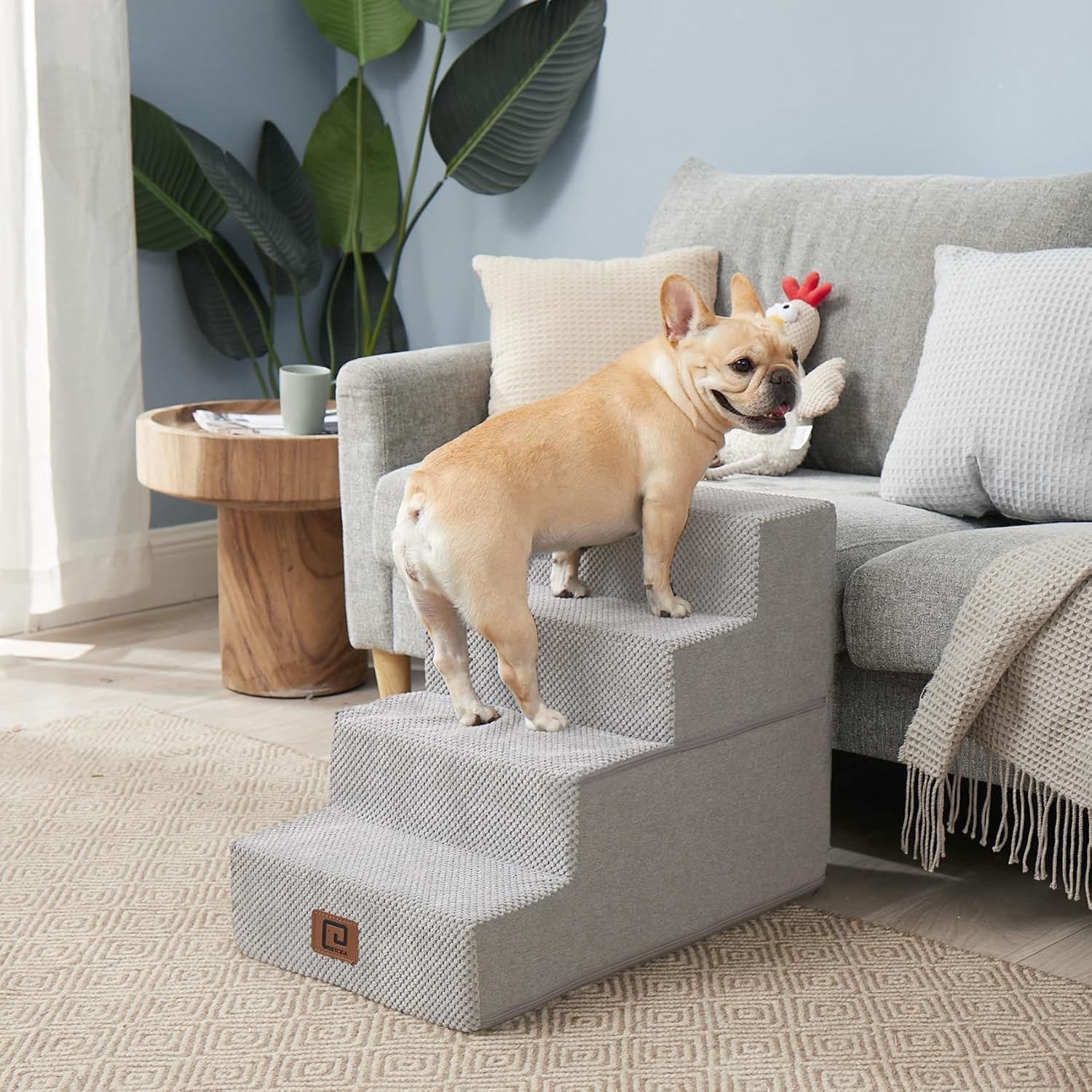 Detalle de EHEYCIGA Dog Stairs 4-Step