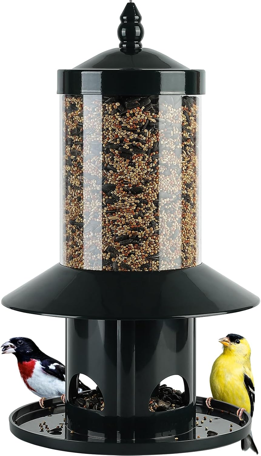 Detalle de Dreamdrawer AQ-001 Squirrel-Resistant Hanging Bird Feeder with 360° Perch