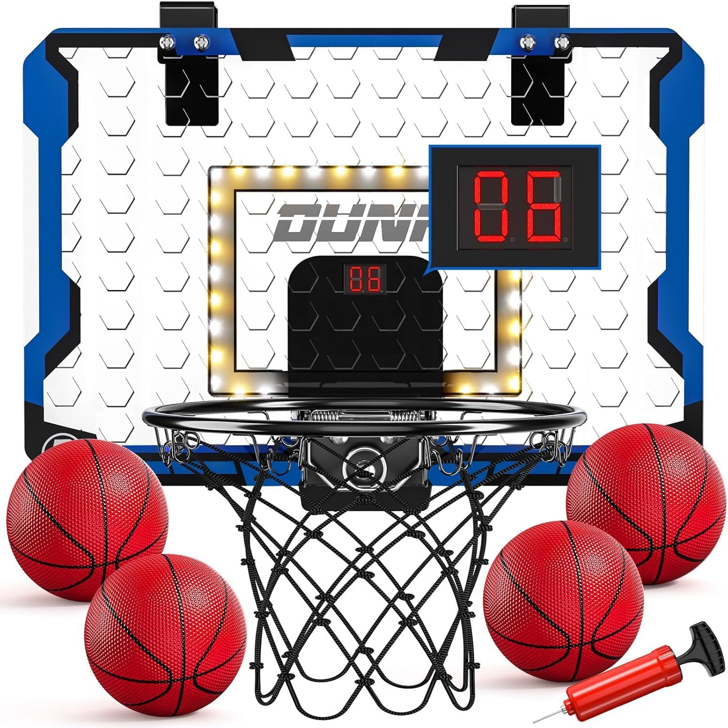 Thumbnail 6 de TEMI Indoor Basketball Hoop with 4 Balls