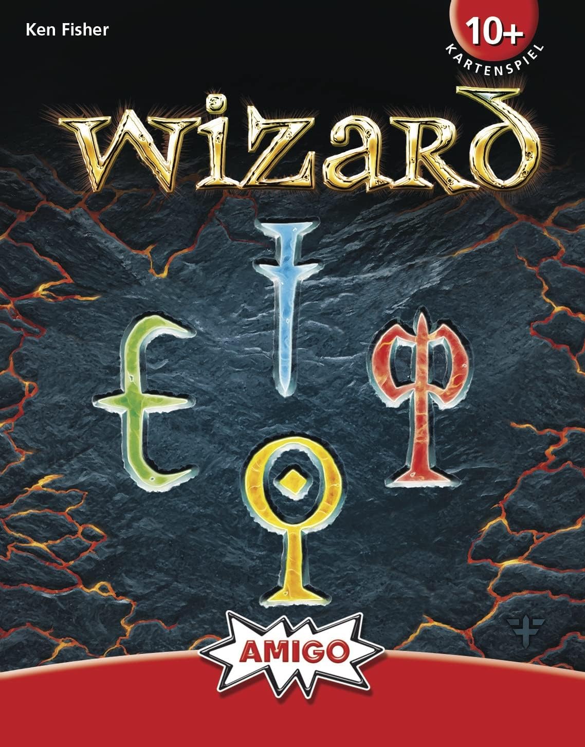 Detalle 2 de Amigo Spiele Wizard - Juego de Cartas para 3 a 6 Jugadores 🎴