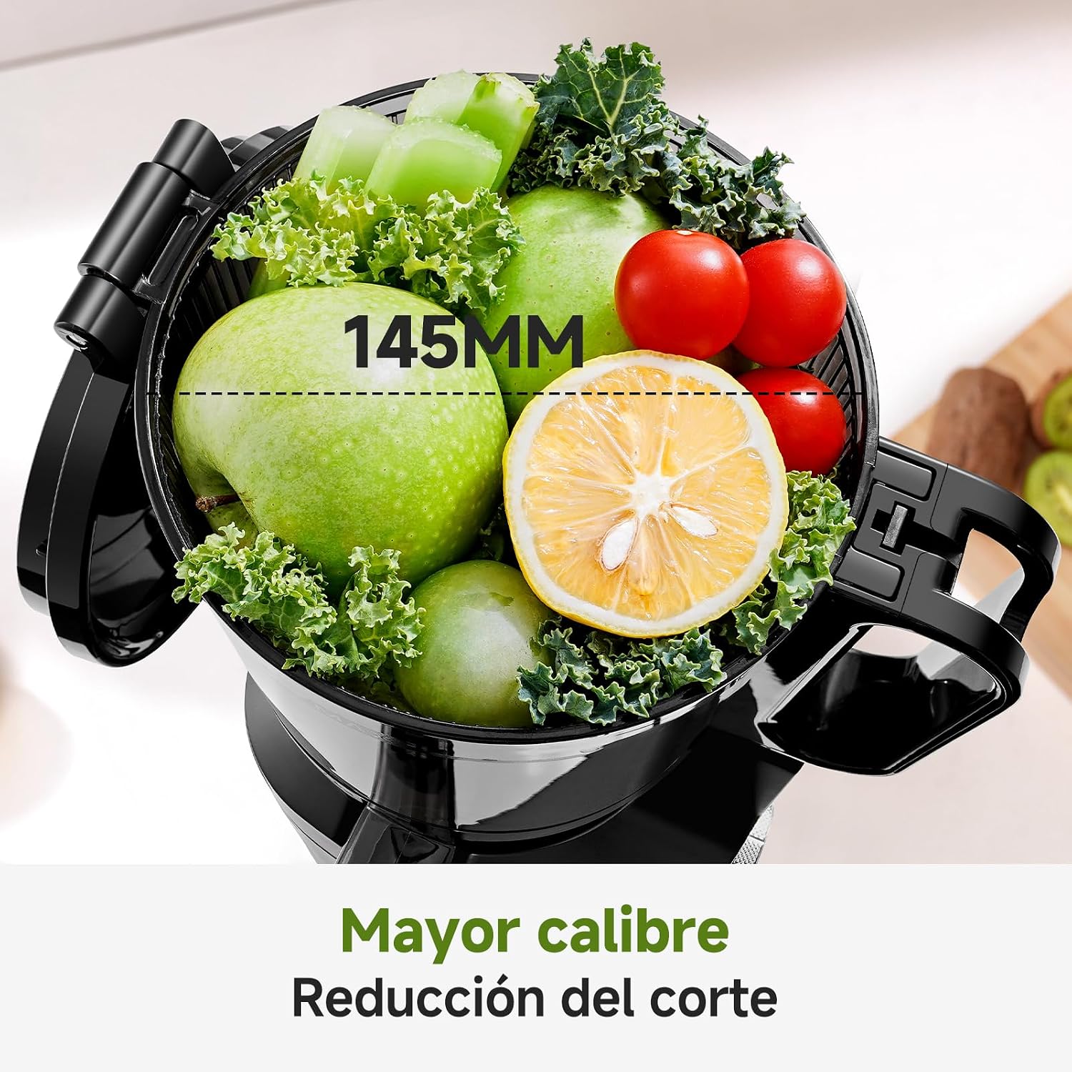 Detalle 2 de AMZCHEF SJ-036 Extractor 250W 1,8 L