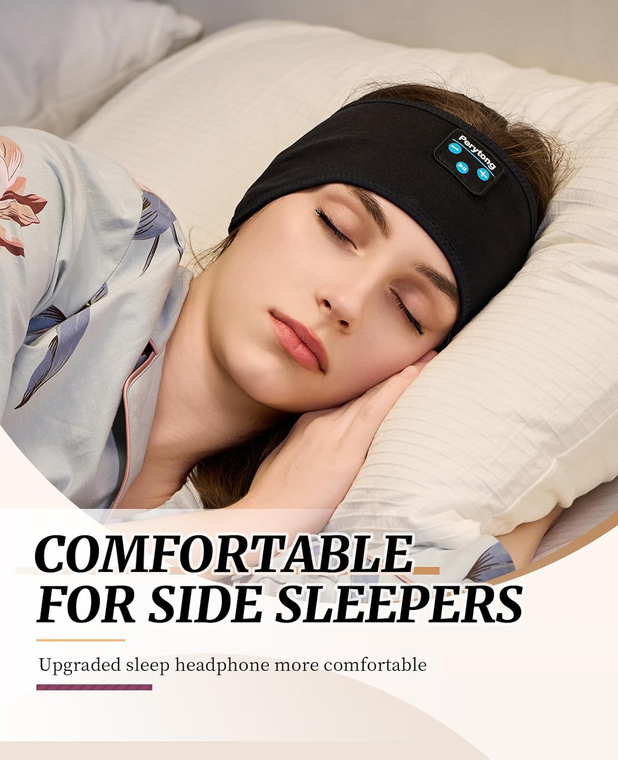Thumbnail 2 de Perytong Sleep Headphones: Wireless Headband for Relaxing Sleep and Gentle Workouts