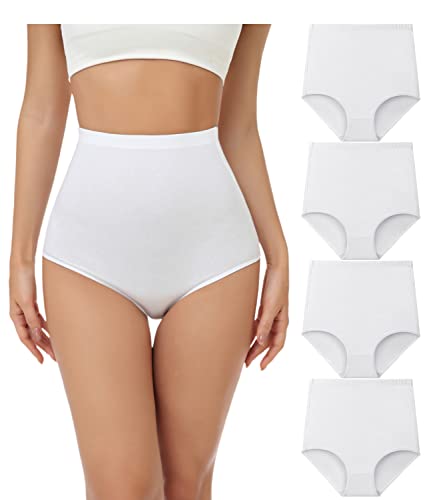 Detalle de Culotte femme wirarpa coton taille très haute lot 4 ⚙